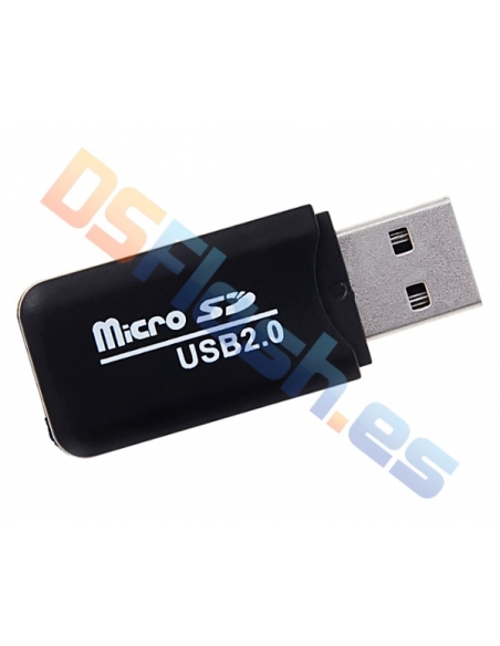 Lector MicroSD USB de Plástico 
