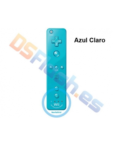 Mando WiiMote Plus Compatible Wii - Color: Azul Claro